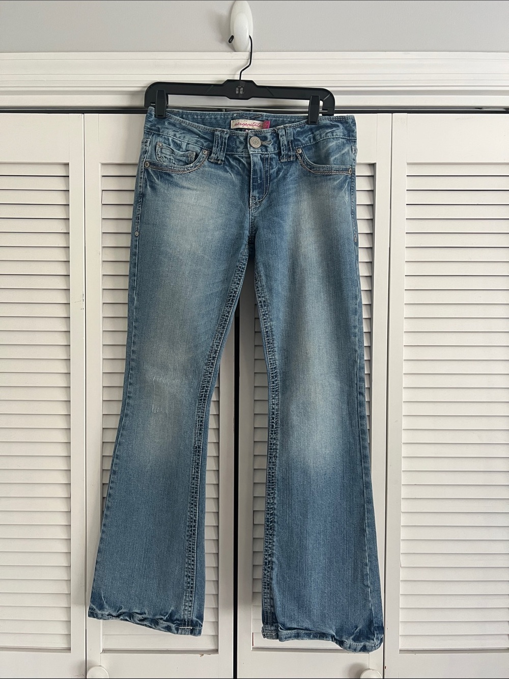 Aeropostale Faded Blue Flare Jeans
